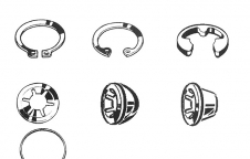 Snap ring, Circlip ring, แหวนล๊อกเพลา, Bore ring, Shaft ring