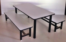ชุดโต๊ะอนุบาล โต๊ะกิจกรรมนักเรียน โครงขาเหล็ก