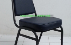 เก้าอี้จัดเลี้ยง โครงขาเหล็ก เบาะฟองน้ำ หุ้มหนัง PVC อย่างดี