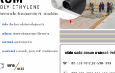 พลาสติกรองพื้นก่อนเทคอนกรีต