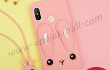 M4841 เคสตัวการ์ตูน Xiaomi Mi A2 Lite สีชมพู