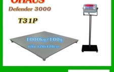 เครื่องชั่งวางพื้นขนาดใหญ่1000kg ยี่ห้อ OHAUS รุ่น T31P-1K-002