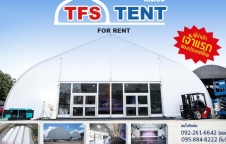 Nishio Rent All ให้เช่าเต็นท์สำหรับออกอีเว้นรุ่น TFS