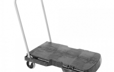 Rubbermaid : TRIPLE TROLLEY UTILITY DUTY รถเข็นรุ่นปรับมือจับได้