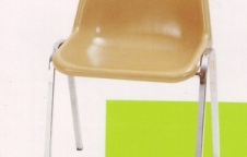 เก้าอี้โพลี    เก้าอี้โครงขาเหล็กแป๊ปหนา 1.2มิลเต็ม