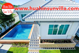 Hua Hin Pool Villa For Rent  ,บ้านเช่าพร้อมสระ บ้านใหม่ หัวหิน,061 609 1999