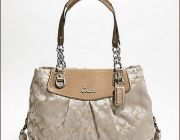 พร้อมส่งกระเป๋า COACH Ashley Signature exotic sateen carryall#19161