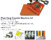 Plain Heat Transfer Machine A4 เครื่องรีดภาพลงบนเสื้อ ขนาด A4