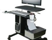 โต๊ะคอมพิวเตอร์ PC เคลื่อนที่และปรับระดับความสูงได้ รุ่น LDC003P-B