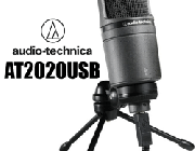 AUDIO TECHNICA AT2020-USB CONDENSER MICROPHONE ไมโครโฟนสำหรับงาน Studio หรือ Home s