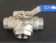 บอลวาล์วสแตนเลส 3 ชิ้น เกลียวใน 3pc ball valve with actuator