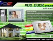 VIDEO DOOR PHONE กดกริ่ง เห็นหน้า พูดคุย ปลดล็อคประตู