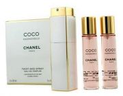 น้ำหอม chanel coco mademoiselle น้ำชมพู พร้อมรีฟิวอีก 2 ขวด ส่งฟรี EMS