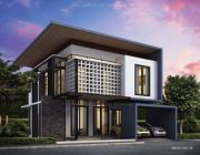 แบบบ้านสองชั้น Modern Style พื้นที่ 150 ตรม 2 ห้องนอน 2 ห้องน้ำ บ้านพักอาศัยสอง