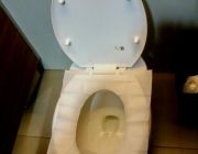 Hygienic toilet seat แผ่นกระดาษรองนั่งฝาชักโครก