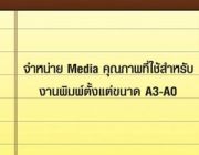 จำหน่าย กระดาษคุนภาพ A3-A0 สำหรับพิมพ์งาน