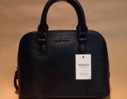 mango saffiano effect tote bag