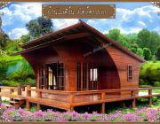 เรือนไม้สักงาม รับสร้างบ้านทรงไทย สร้างบ้านไม้สัก