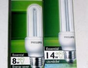 ขายหลอดตะเกียบ 8,14 W 2U PHILIPS ราคา 40,45 บาท