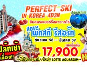 ทัวร์เกาหลี PERFECT SKI IN KOREA 4วัน3คืน เริ่มเพียง 17900.-