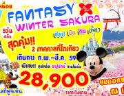 ทัวร์ญี่ปุ่น FANTASY WINTER SAKURA 5 วัน 4 คืน ราคา 28900