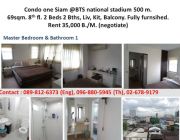 For Rent  Condo One Siam near the BTS National Stadium 500 m.