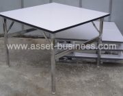 โต๊ะพับขายของ โต๊ะพับหน้าขาว โต๊ะสัมมนา จากโรงงานผู้ผลิตโดยตรง