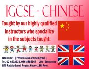 ติว IGCSE Chinese, IGCSE