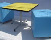 ก้าอี้สตูล หุ้มหนังPVC บุฟองน้ำ ขนาด 30 x 30 x สูง 38 ซม. สามารถเลือกสีได้ ปลายข