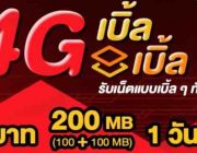 สมัครเน็ตทรูแพ็คเกจอินเตอร์เน็ตรายวัน เริ่มต้น 15 บาท