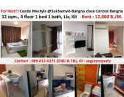 For Rent Condo MeStyle Sukhumvit Bangna near Central Bangna