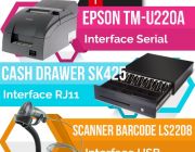 ชุด POS TM-U220ASerial Port + SK425RJ11 + LS2208USB