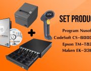 ชุด POS โปรแกรม NS EasyStore Professional+T82Ethernet Port+EK330RJ11+CS6000