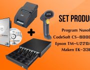 ชุด POS โปรแกรม NS EasyStore Professional+TM-U220AU Port+EK330RJ11+CS6000U