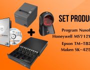 ชุด POS โปรแกรม NS EasyStore Professional+T82Ethernet Port+SK425RJ11+MS7120