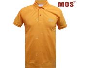 MOS HERITAGE POLO T-SHIRT เสื้อโปโลชาย รุ่น MMB-0226 เหลืองส้ม